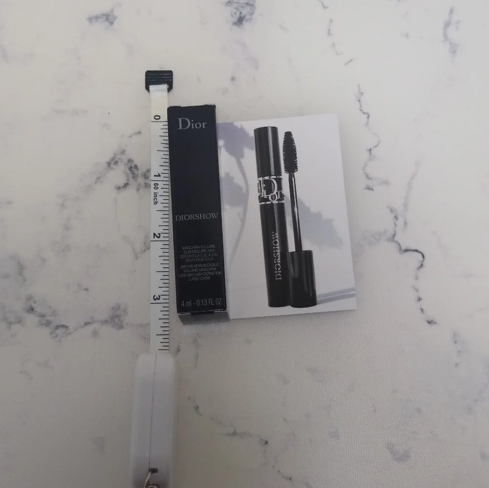 Diorshow 24h Buildable Volume Mascara 090 Black Mini Travel Size .13 oz
